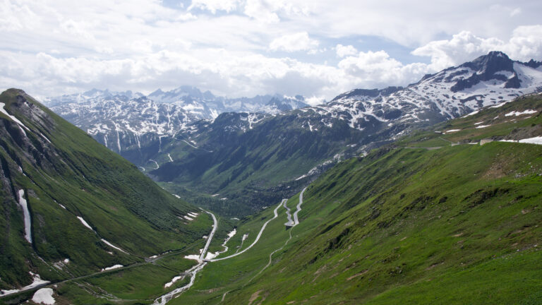 Furka Pass po dešti